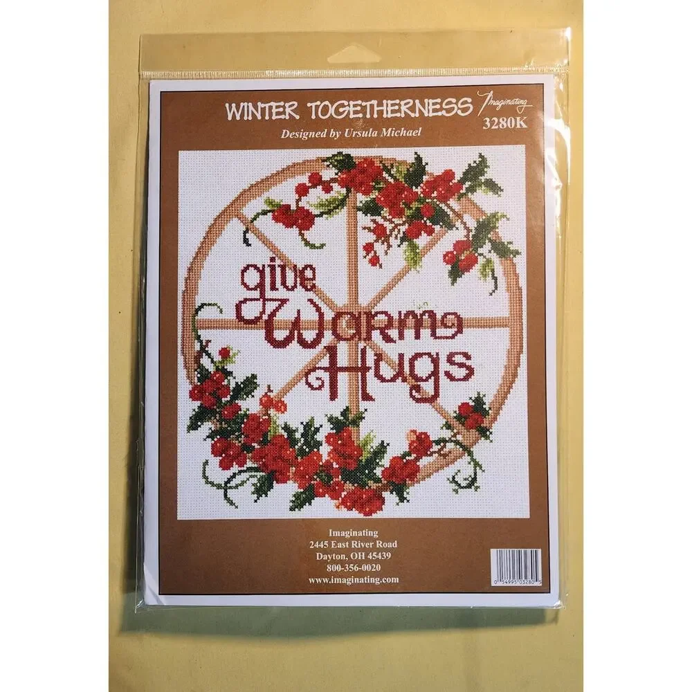 cross stitch Complete Kit NEW Winter Togetherness by Imaginating